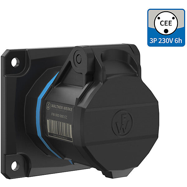WALTHER-WERKE CEE NEO Anbaudose gerade 1 6A 3P 6h FW410306CC